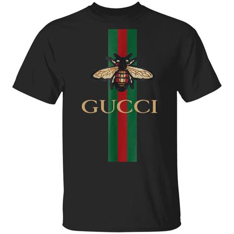 gucci shirt with bee design|gucci t shirt men small.